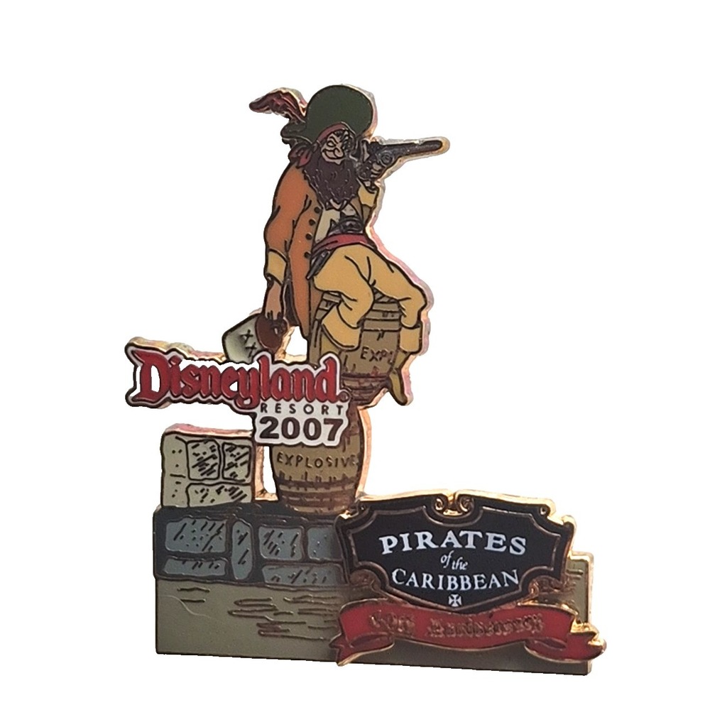Disney Pin‎ Pirates of the Caribbean 40th Marc Davis Pirate Barrel LE 250 52955